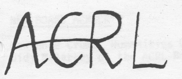 ACRL Oregon 1970s logo